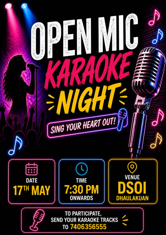 OPEN MIC KARAOKE NIGHT 17 MAY 2026 SUNDAY